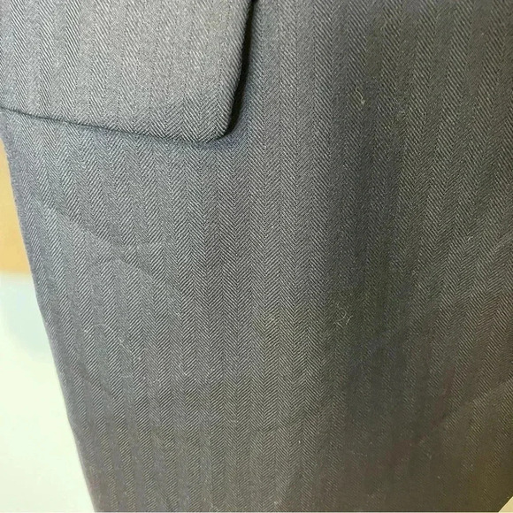 Brooks Brothers Saxxon 1818 100% wool navy striped  sport coat blazer - Picture 2 of 9